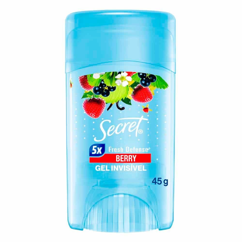 Desodorante Secret Berry Gel Invisible Stick 45g