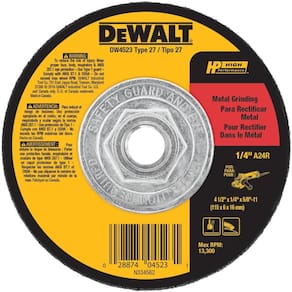 Rebolo DEWALT de uso geral para metal de 4,5 cm