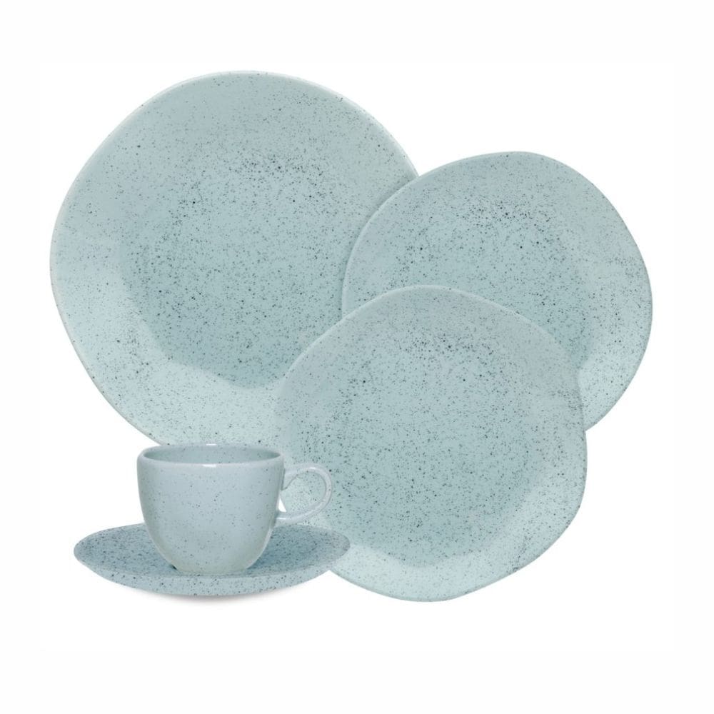Jogo De Jantar Em Porcelana Ryo Com 20 Peças Oxford Blue Bay