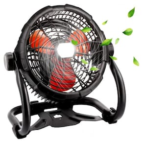 RUNTOP Ventilador Industrial , com 3 Velocidades, 110V, Preto
