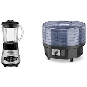 Liquidificador de Bancada BFP703BC e Desidratadora de Alimentos DHR20P1, Cuisinart, Prata