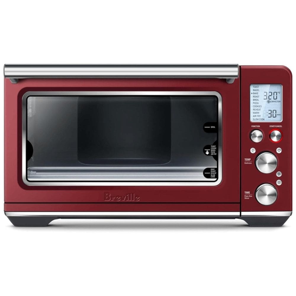 Forno Elétrico com 11 Funções de Cozimento, Capacidade de 22L, Material de Aço Inoxidável e Tela LCD, 110V 1800W, Breville, Vermelho