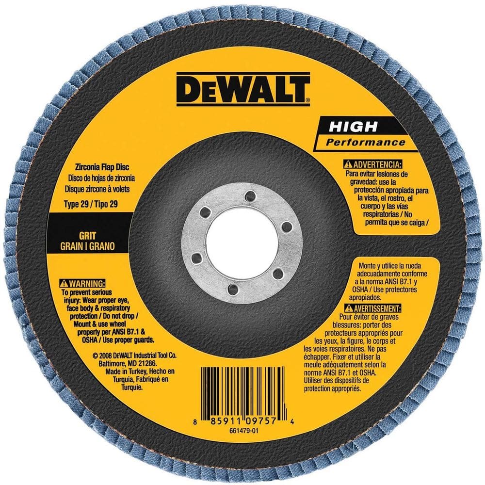 Disco de aba DEWALT DW8382 Tipo 29 80G 15cm x 2,2cm