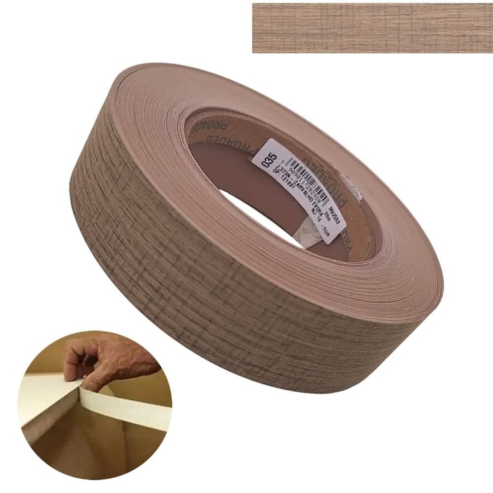 Fita De Borda PVC Carvalho Évora 22mm X 20m Proadec