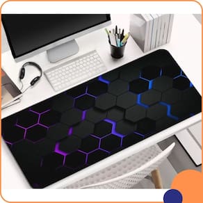 Mouse Pad Gamer Grande 30x80cm Impermeável Antiderrapante