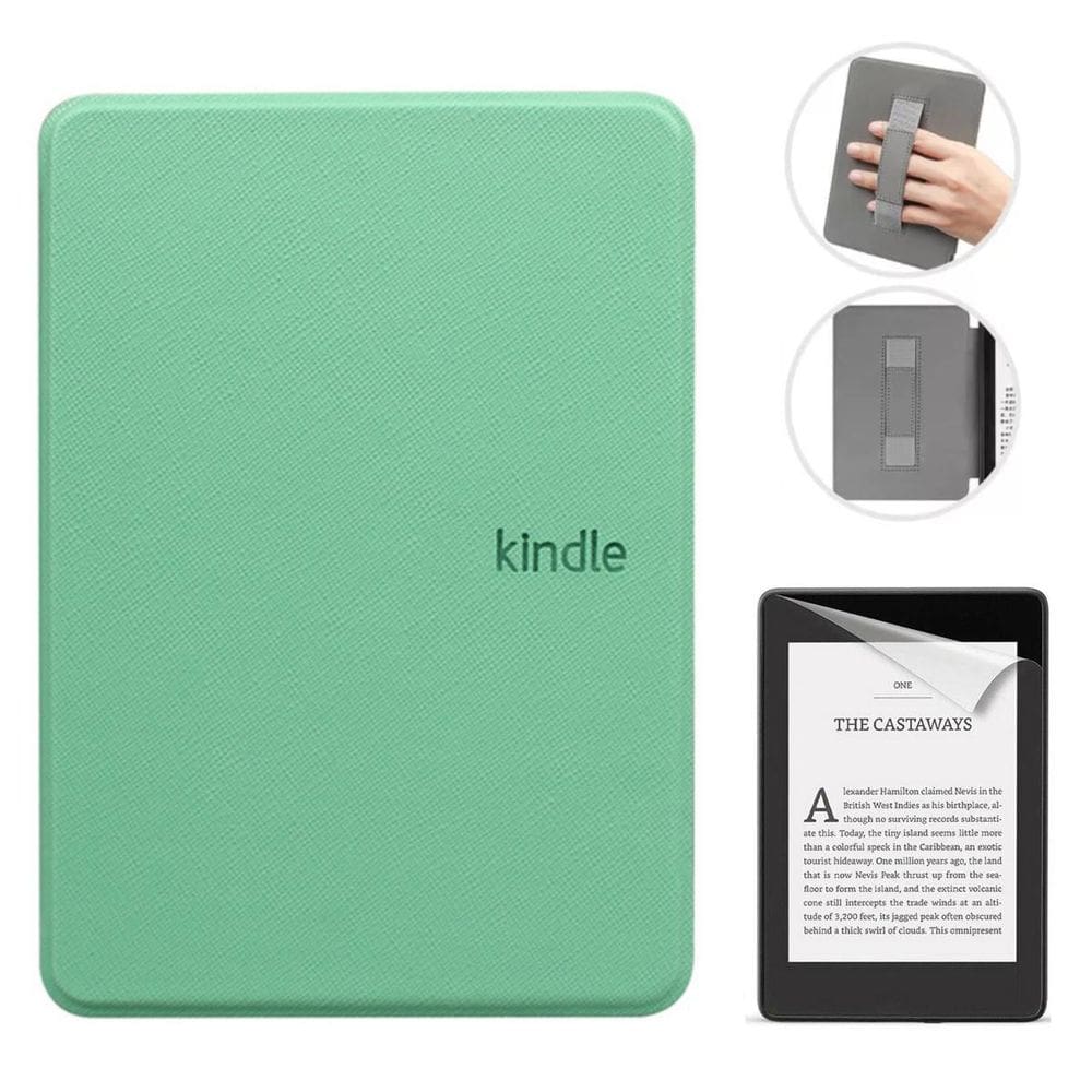 Case C Elástico Para Kindle Paperwhite 12 Sa568B + Película