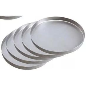 Kit Com 10 Formas Para Pizza Brotinho 15 Cm em Alumínio