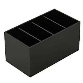 Suporte Porta Controle Remoto Acrílico Preto