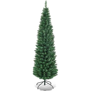 Árvore de Natal artificial Giantex, verde, 1,5 m, com suporte