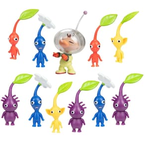 Conjunto de bonecos Nintendo Super Mario Captain Olimar e Pikmin