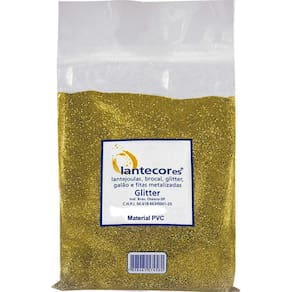 Glitter Pvc Ouro 100G.