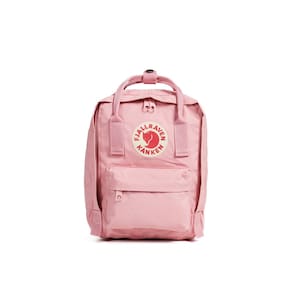 Mochila Fjallraven Kanken Mini para mulheres rosa nylon