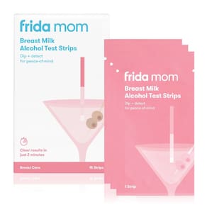 Tiras de teste de álcool Frida Mom para leite materno 15 quilates