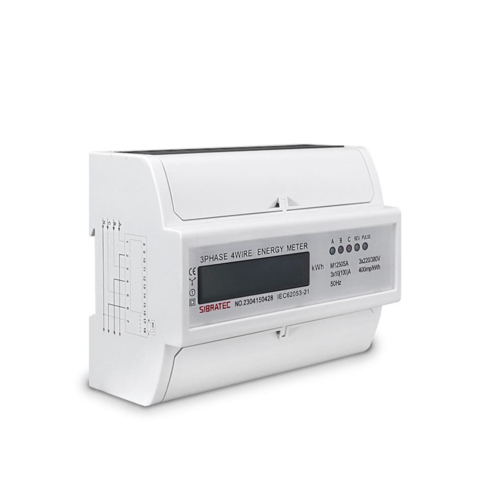 Medidor de Energia M1250SA Trifásico 220/380V | Medição Direta até 100A