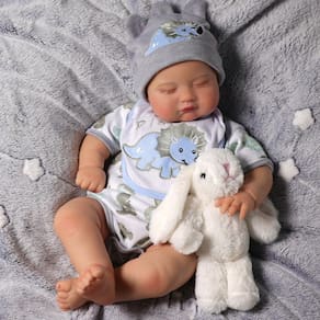 Reborn Baby Doll BABESIDE Lifelike 50 cm em vinil de corpo inteiro