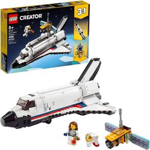 Kit de construção LEGO Creator 3 em 1 Space Shuttle Adventure 31117
