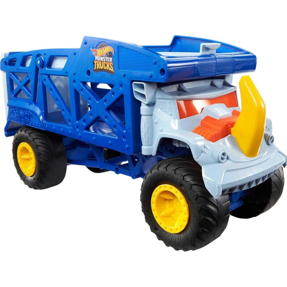 Caminhão de Transporte Hot Wheels Monster Trucks Monster Mover Rhino +3 anos