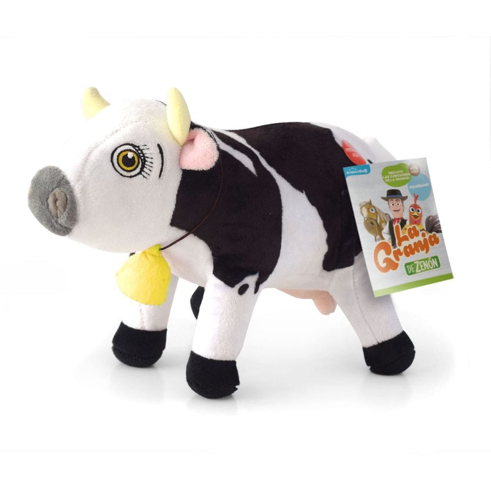 Bicho de pelúcia LA GRANJA DE ZENÓN Vaca Lola Musical 20cm