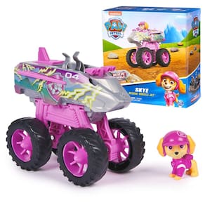 Caminhão de brinquedo Paw Patrol Rescue Wheels Skye`s Jet com Figura 3+