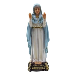 Imagem Nossa Senhora Do Equilibrio Importada Resina 20 Cm