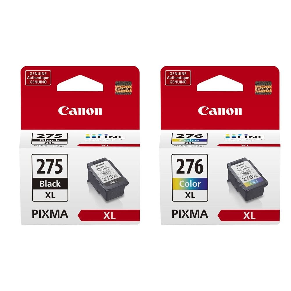 Cartucho de tinta Canon PG-275 XL preto e CL-276 XL colorido (2 Itens)