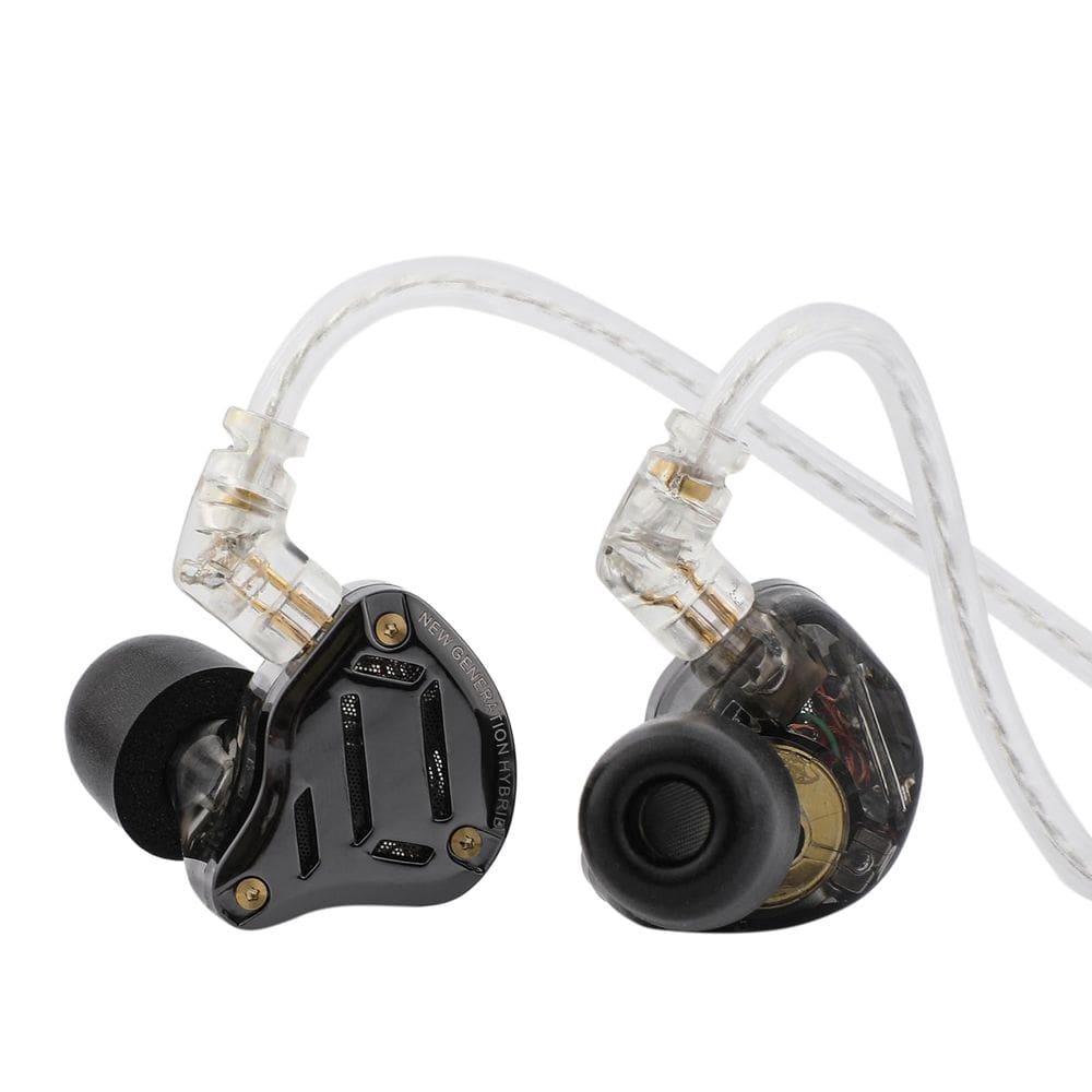 Monitor de ouvido Linsoul KZ ZS10 PRO 2 IEM 1DD+4BA Hybrid Black