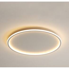 Plafon Belly Moderno Led Redondo Branco 50Cm 34W 3000K