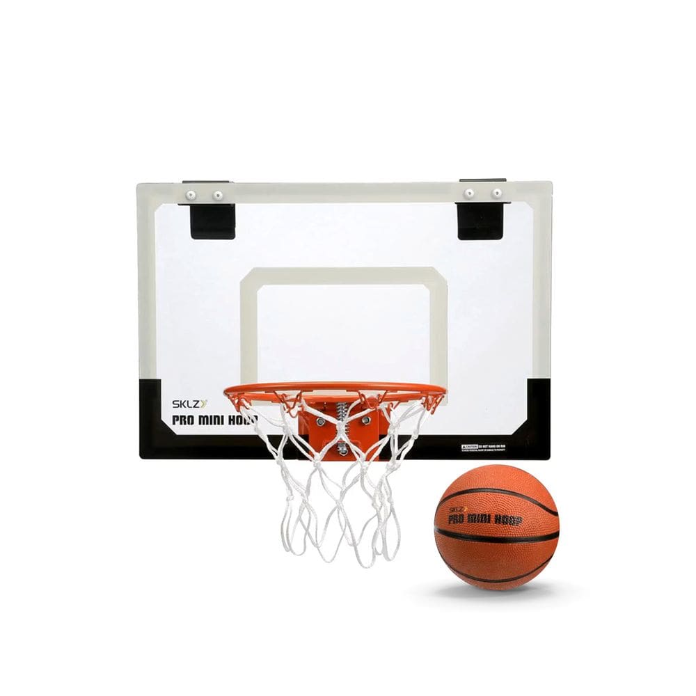Mini cesta de basquete SKLZ 18 com encosto inquebrável e 5 bolas