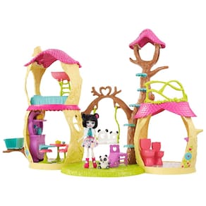 Conjunto Playhouse Enchantimals Mattel Enchantimals com Prue Panda