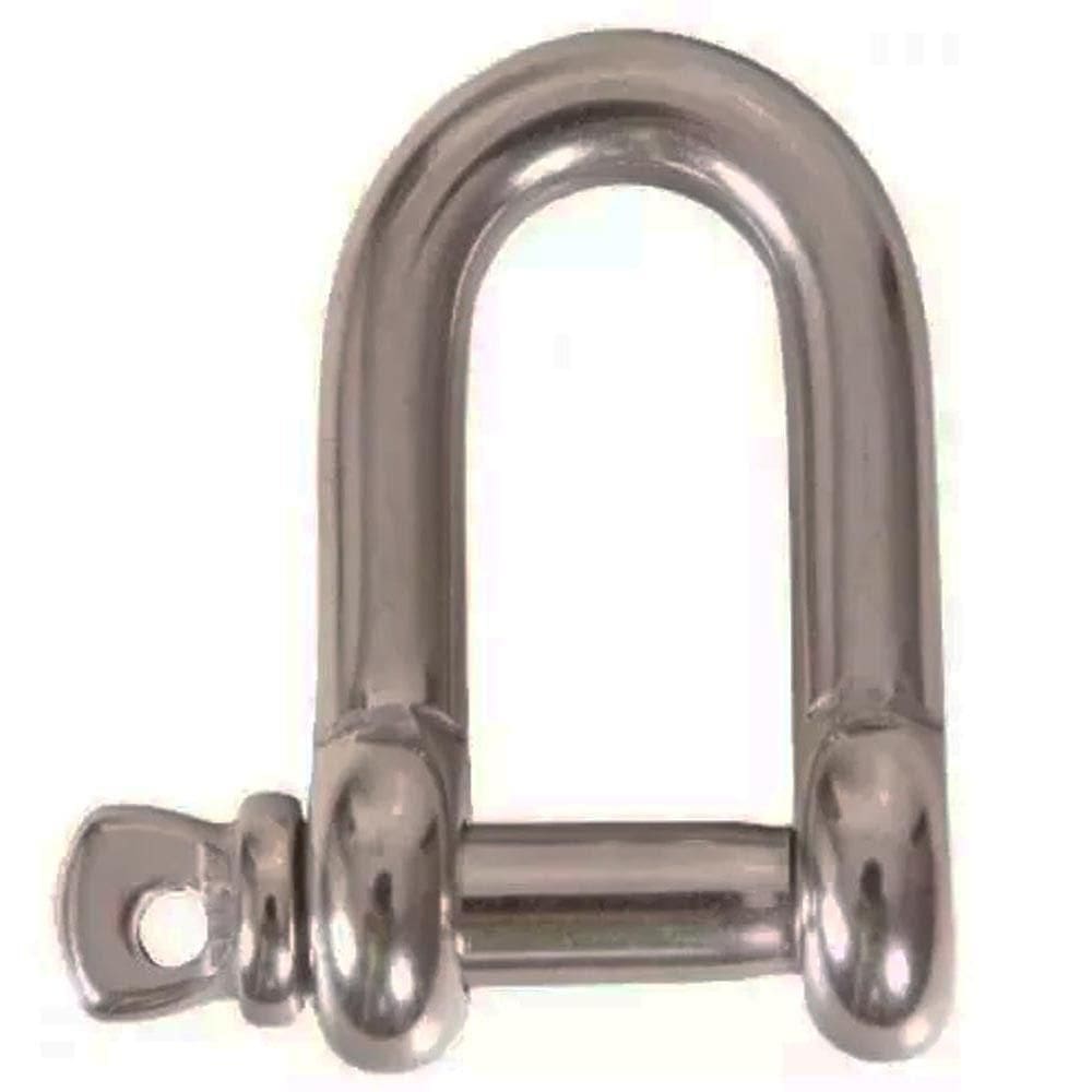 Manilha Em Aço Inox 316 Modelo Reta Com Pino 12Mm