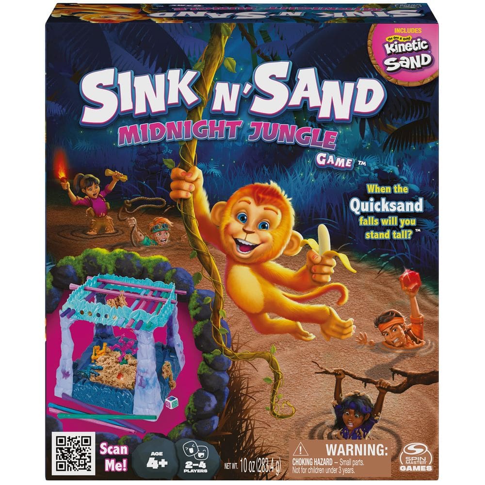 Jogo de Tabuleiro Spin Master Games Sink N` Sand Midnight Jungle