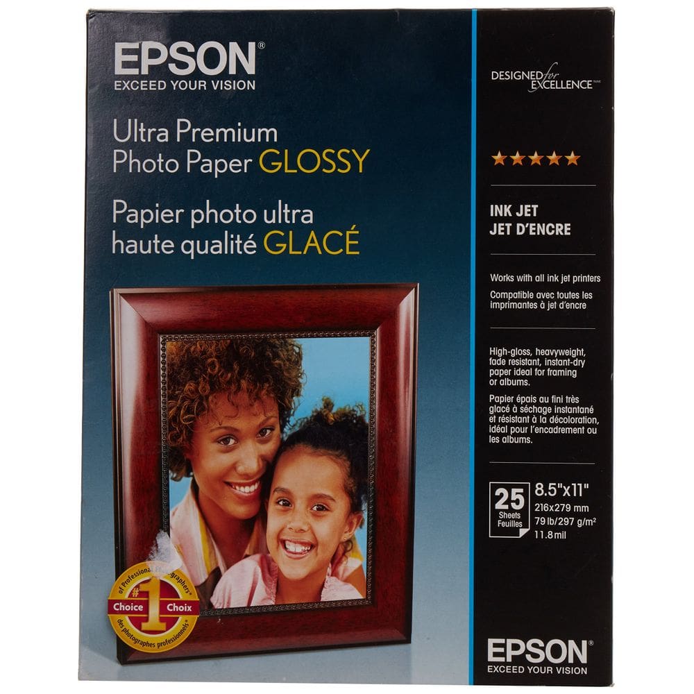 Papel fotográfico Epson Ultra Premium Glossy A4 25 folhas