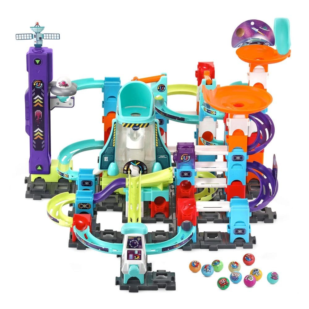 Conjunto Toy VTech Marble Rush Shuttle Blast-Off com 130 peças