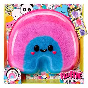 Brinquedo de pelúcia Fluffie Stuffiez Rainbow Large com Surprise 11"