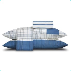 Jogo De Cama Casal Duplo 4 Peças Masoala 140 Fios Realce