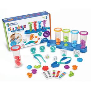 Recursos de aprendizagem de brinquedos STEM Silly Science Fine Motor Set