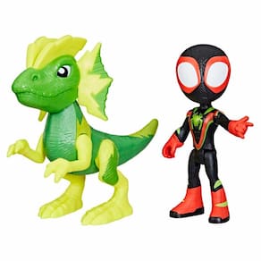 Bonecos - Marvel Spidey Dino-Webs - Morales e Electrosaurus - Hasbro