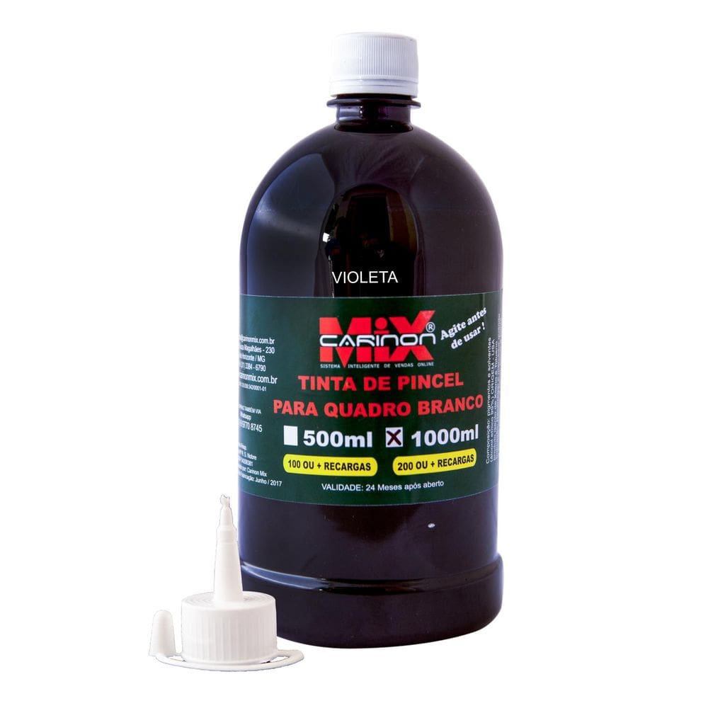 Tinta Para Marcador de Quadro Branco 1 Litro Violeta