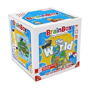Jogo de cartas BrainBox The World Memory & Observation 8+ Years