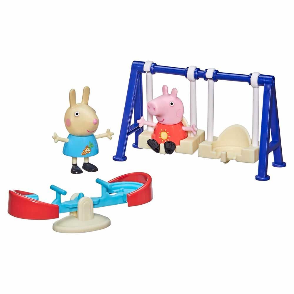 Conjunto Cenário e Figuras - Peppa Pig - Parquinho - Hasbro