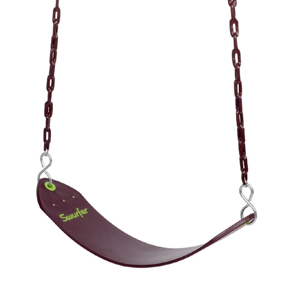 Conjunto de balanço ao ar livre Swing Shurfer Tree com correntes revestidas de borracha