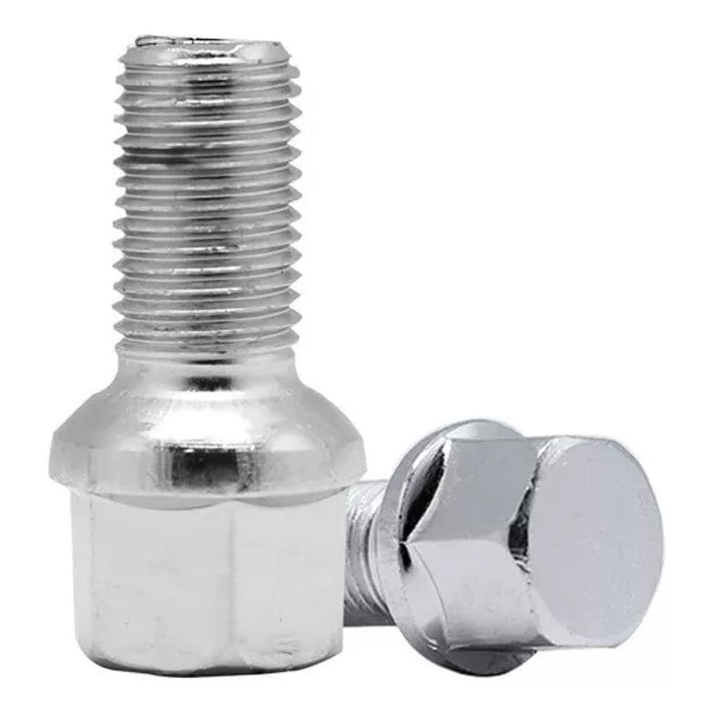 Jogo De Parafuso Roda Convencional Galvanizada 17Mm 20 Peças