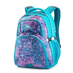 Mochila High Sierra Swerve Sequin Facets/Bluebird/White