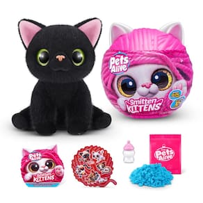 Toy Pets Alive Smitten Kittens surpreende Bombay Cat Lucky ZURU