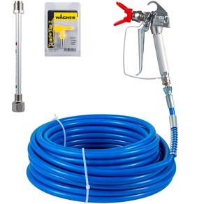 Kit de mangueira de pulverização de tinta sem ar VEVOR 50 pés 3600 psi com poste de 8 hastes