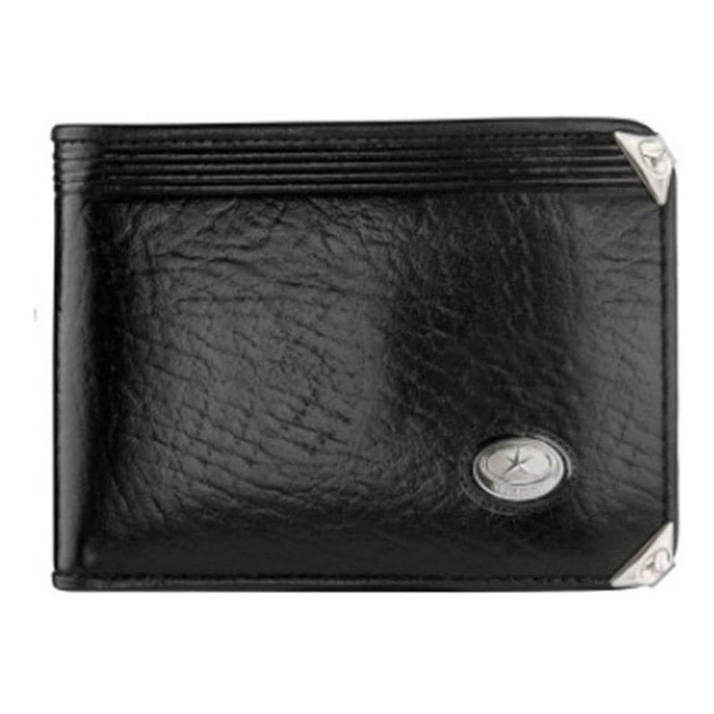 Carteira Mitty Em Couro Preta Pequena - M0