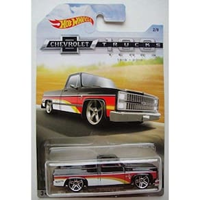 Caminhões Chevrolet Hot Wheels colecionáveis de metal fundido