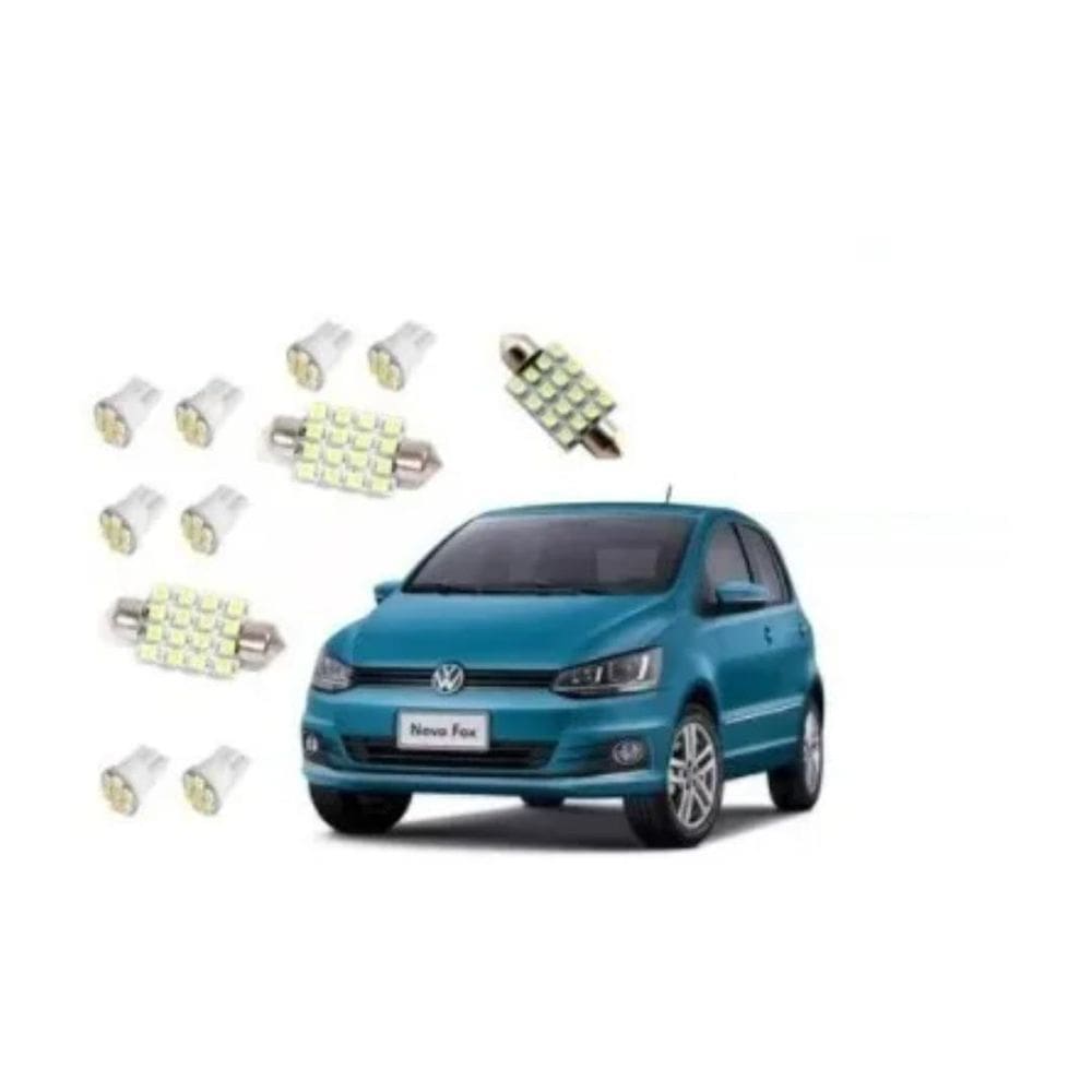Kit Lâmpadas Led Tipo Xenon Fox 2010 A 2014