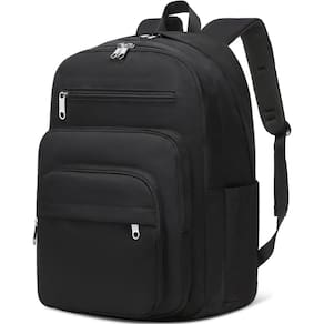 Mochila FOKDUVB All Black para estudantes do ensino médio