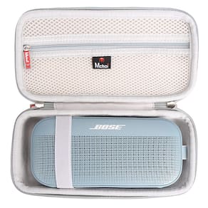 Estojo de transporte Mchoi para Bose New SoundLink Flex, 2ª geração, cinza
